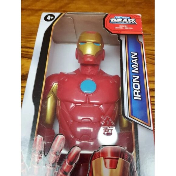 IRON MAN Marvel AVENGERS Titan Hero Series Blast Gear 12 Inch ACTION FIGURE New - Picture 7 of 7
